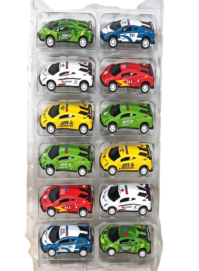 TodFod 12-in-1 Assorted Metal Cars & Vehicles 12-Pack - Alloy Pull Back Racing, Mini Die-Cast Car Collection Set-Multi-Theme Die-Cast Cars for Boys & Girls - Image 5